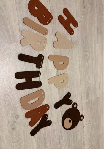 Kit anniversaire thème ourson nounours