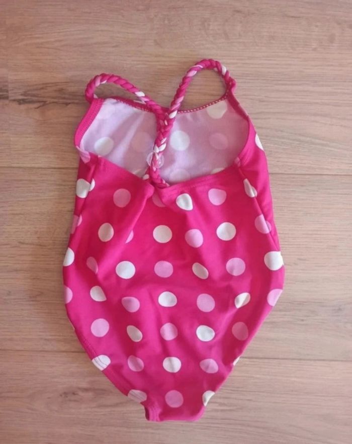 Maillot de bain une pièce à gros pois 3 ans perle dans le dos - photo numéro 2