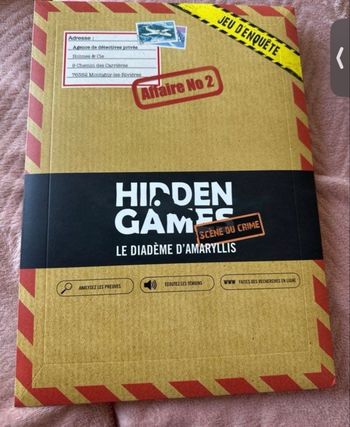 Lot de 2 jeux d’enquête 