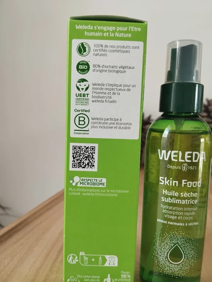 Huile sèche sublimatrice

Weleda - photo numéro 2