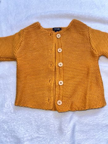 Gilet à boutonner fille 3mois