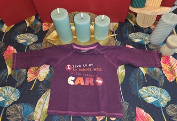 Tee-shirt ML violet 2 ans