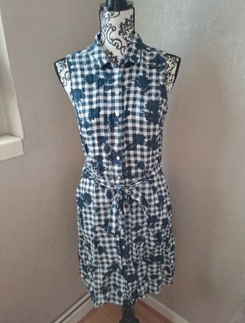 Magnifique robe sans manches en lin  taille S ou 36 Tommy Hilfiger