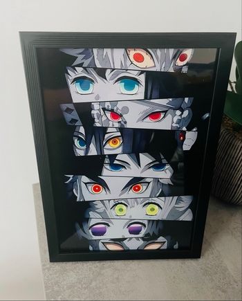 Cadre eyes demon slayer pilier 