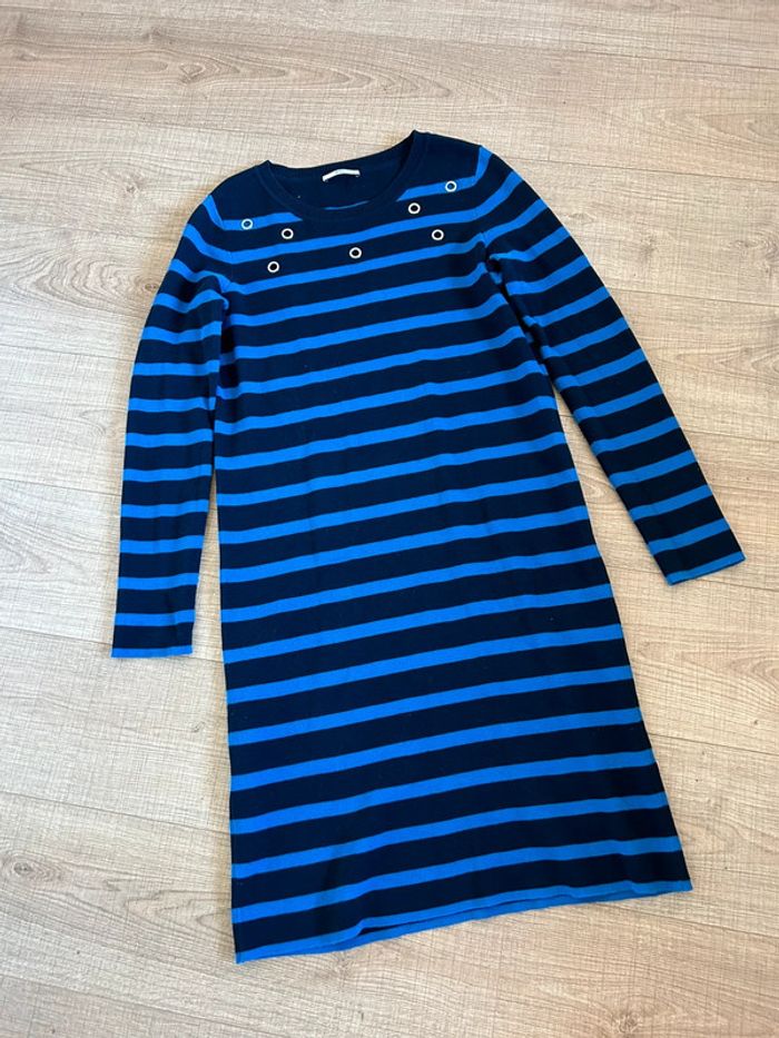 Robe pull noire et bleue Esprit taille XL TBE - photo numéro 11