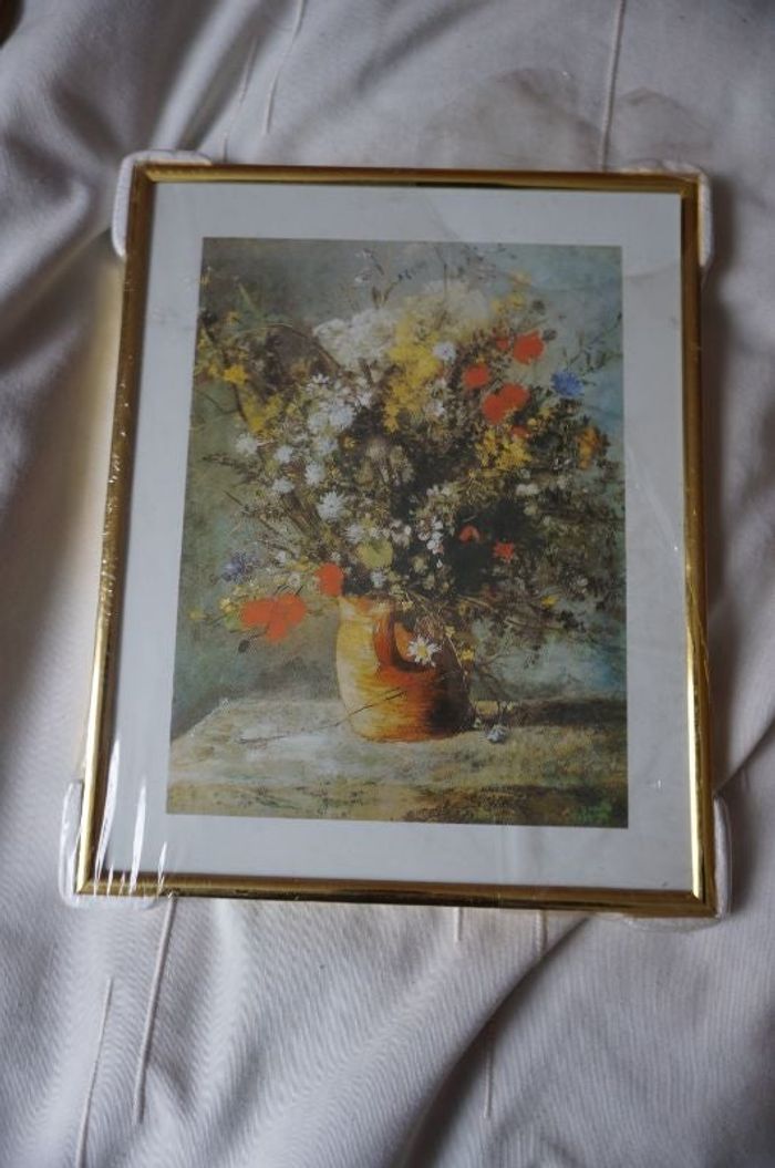 cadre 30*24.5 cm bordure dorée