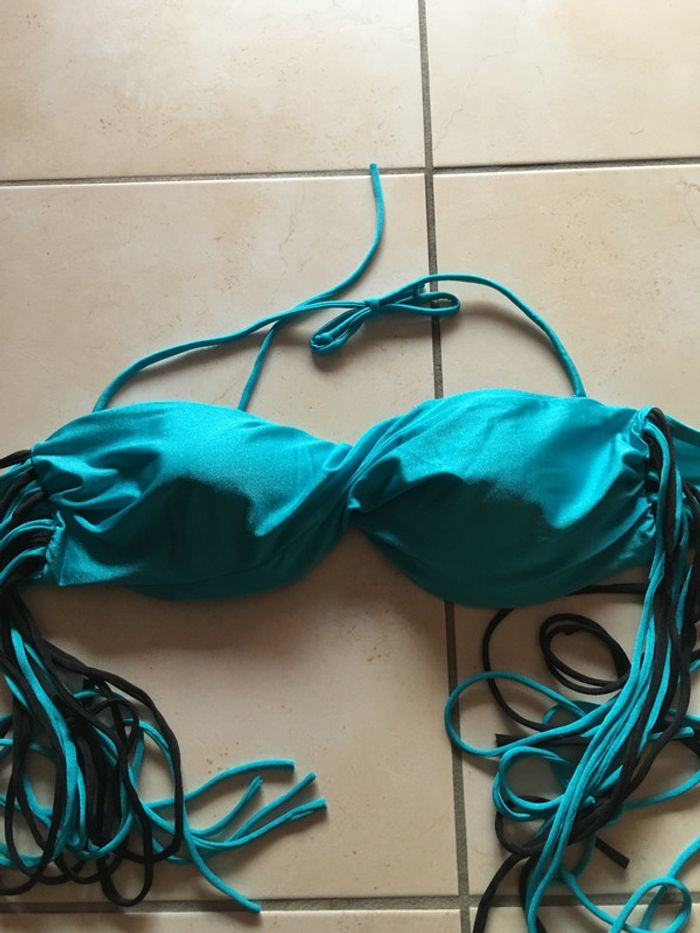 Maillot de bain 2 en 1, 2 pièces taille 42/95C réversible - photo numéro 3