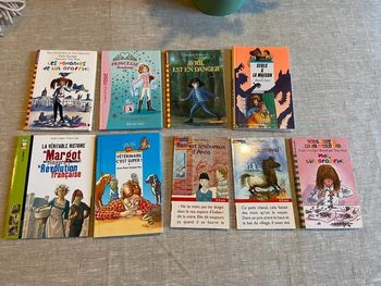 Lot de 9 petits romans pour lectrices de 8 ans