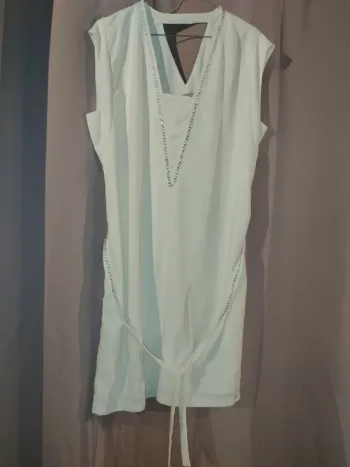 Robe blanche elora taille 44