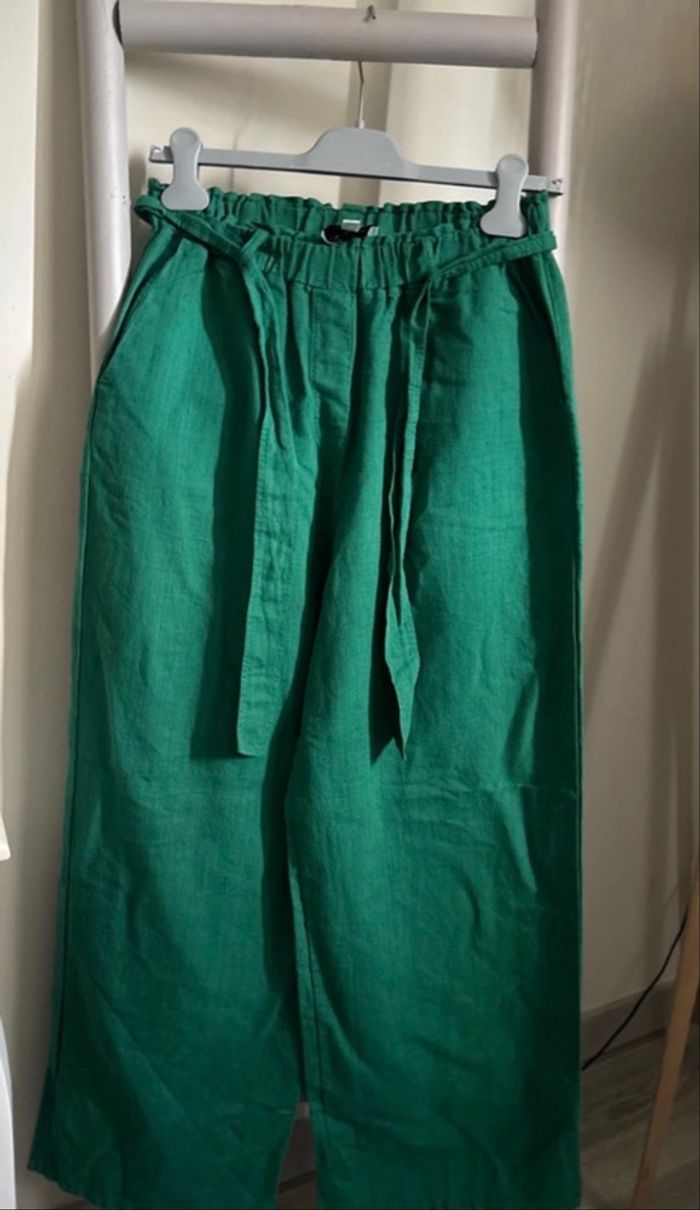 Pantalon lin/coton Émile et Ida - photo numéro 3