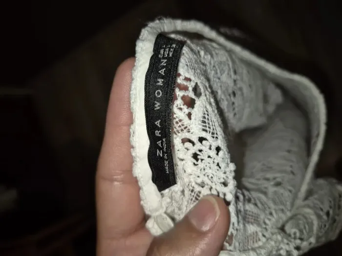 Blouse dentelles Zara - photo numéro 7