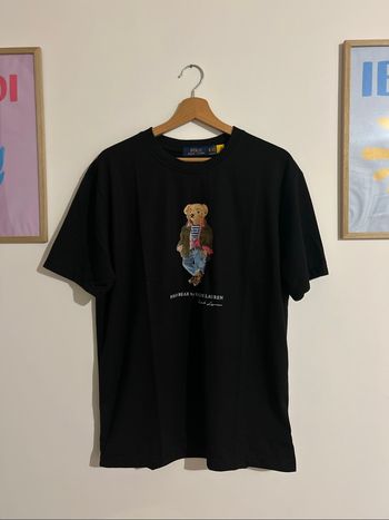 t-shirt noir ralph lauren