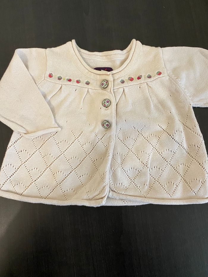 Gilet bébé fille