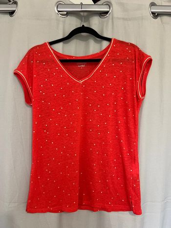 Tee-shirts orange et doré