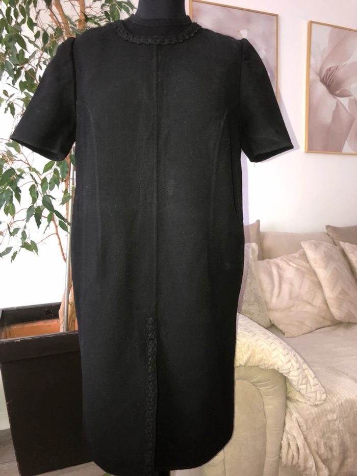 🌻Robe noire pure laine🌻