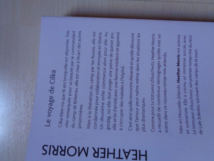 livre : le voyage de Cilka - photo numéro 3