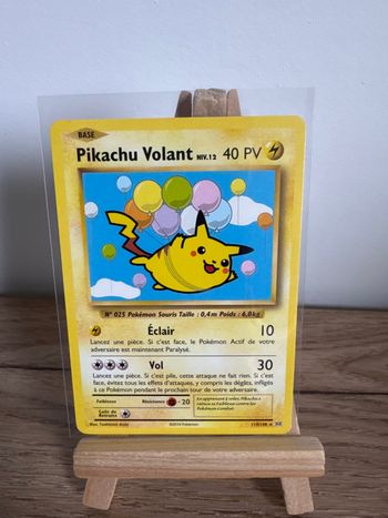 Pikachu volant 110 xy évolution Pokémon 