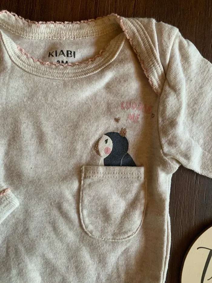 Bodi Kiabi fille 3 mois - photo numéro 2