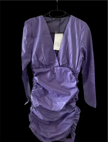 Robe violette Zara neuve avec étiquette taille L