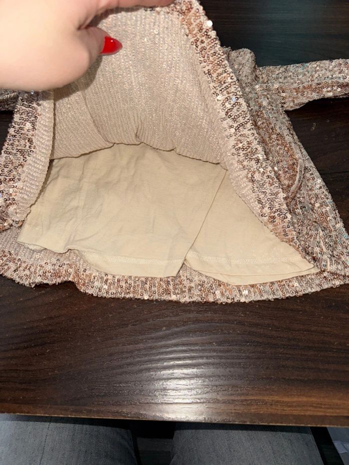 Robe manches longues à sequins - photo numéro 5