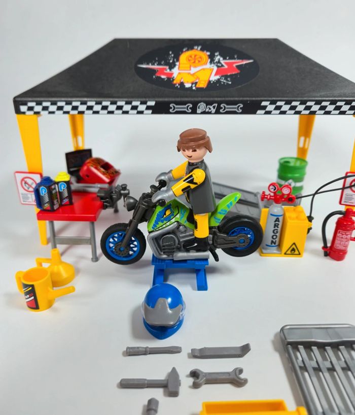 Playmobil Stand de Réparation moto - photo numéro 3