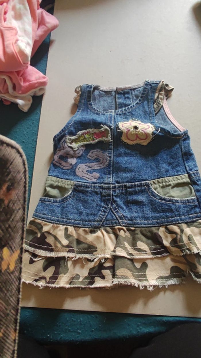 2 robes en jeans 1 mois - photo numéro 2