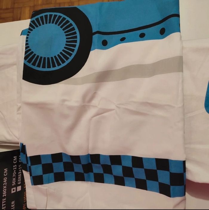 Parure de lit double 100 % coton, 240 x 260 cm - photo numéro 4