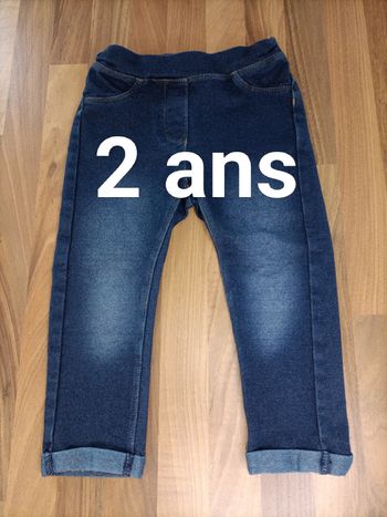 Legging jean bleu marine 2 ans Gémo