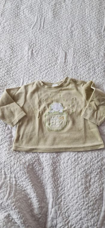 Pull velours mixte 18 mois