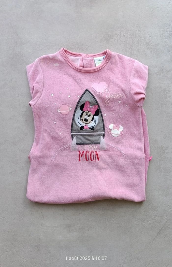Pyjama velours Minnie - 24 mois