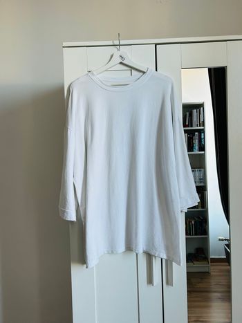 T-shirt manches longues blanc uni Boutique Indépendante Taille Unique