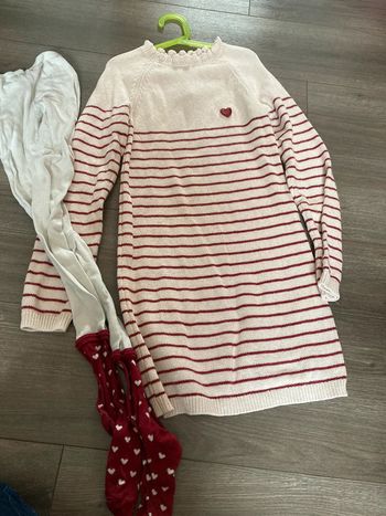 Robe Sergent Major 11 ans et collants 32/34