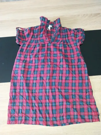 Robe à carreaux