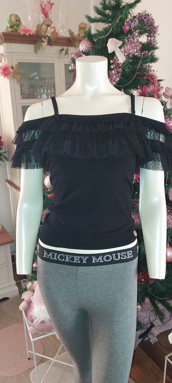 Top Morgan viscose et plumetis neuf Taille xs/ s