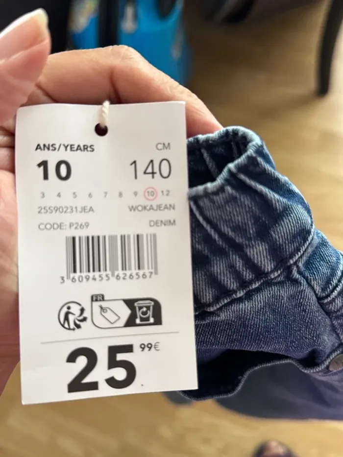 Jeans fille du pareil au même 10 ans 140 cm - photo numéro 8