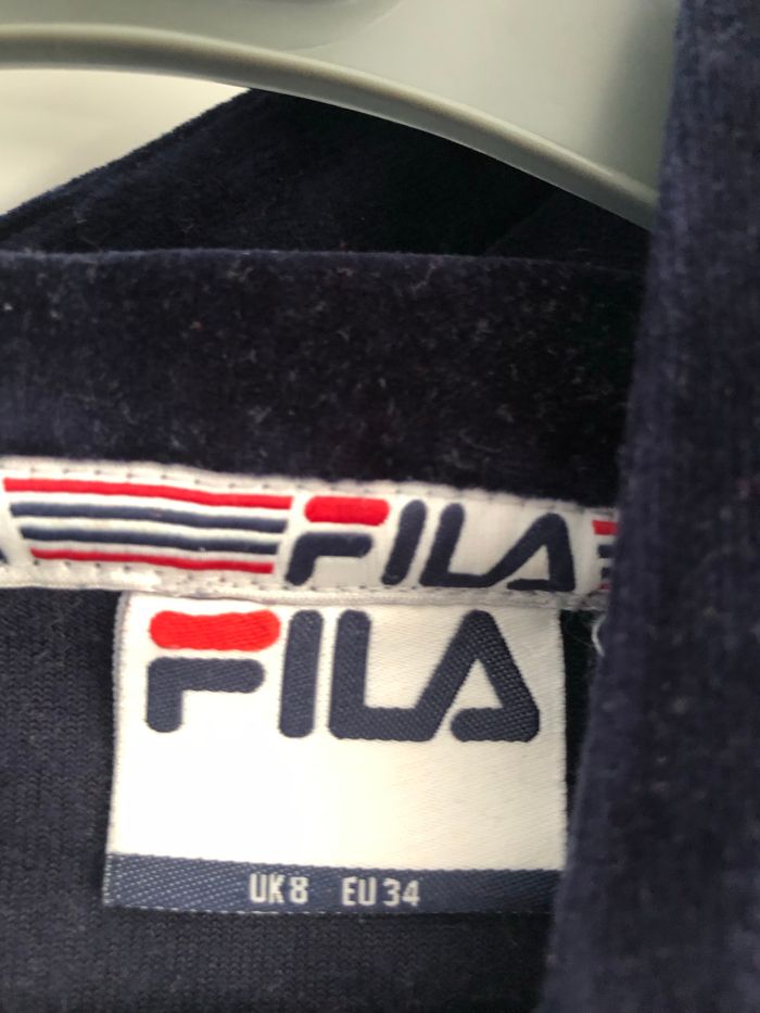 Sweat bleu fila XS - photo numéro 5