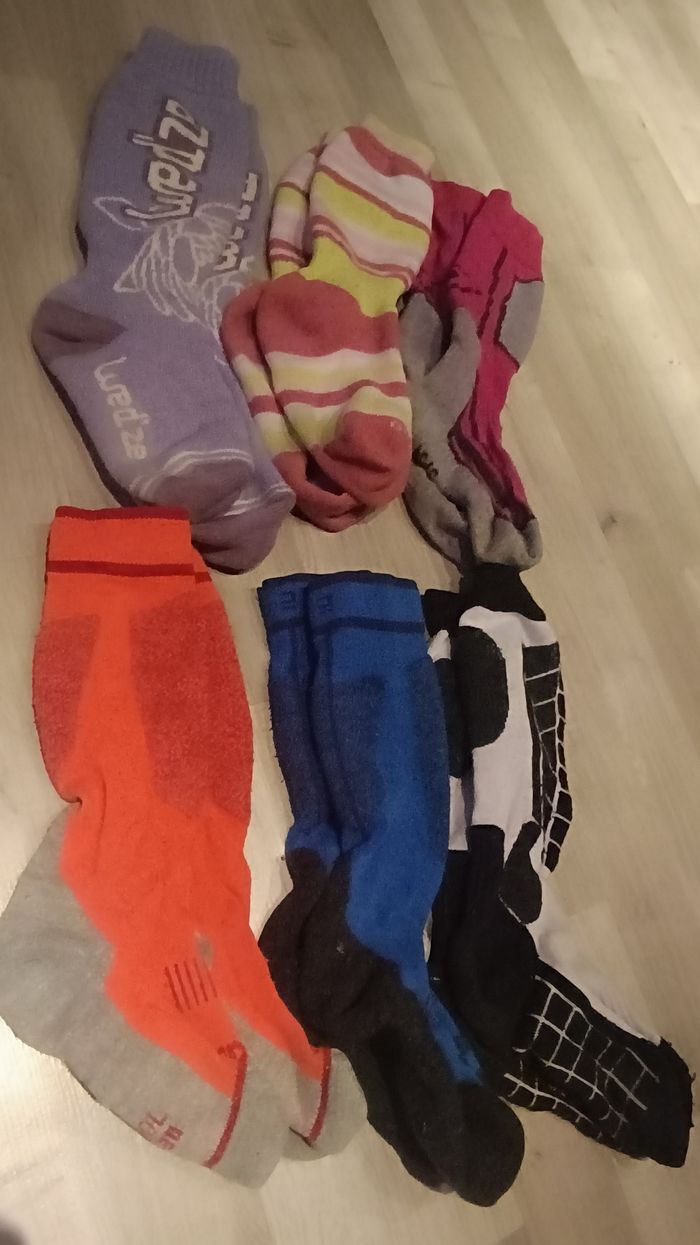 Lot de 6 paires de chaussettes de ski enfant 🎿 - photo numéro 6