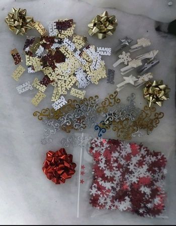 Accessoires décoratifs de table de Noël