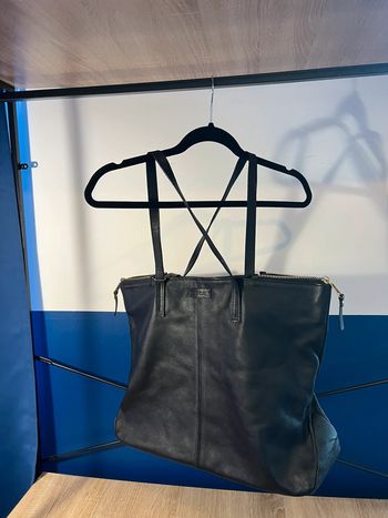 sac à main noir kocca en cuir