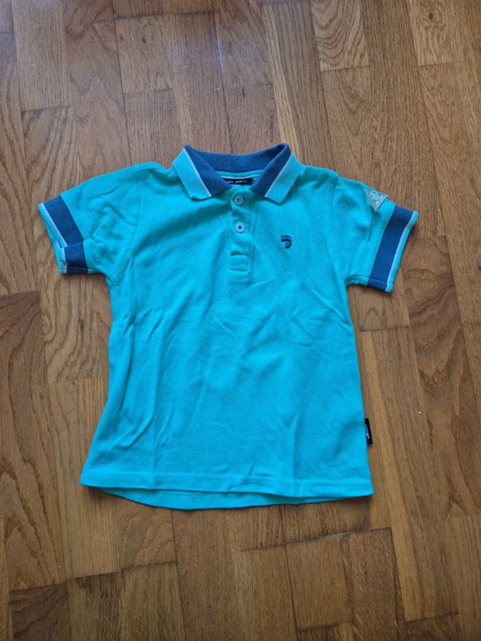 J&joy polo turquoise taille 4 ans