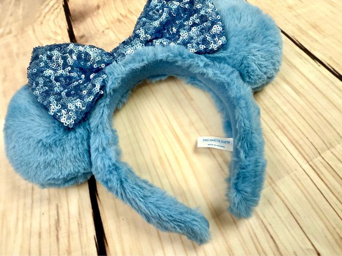 Ears Disney oreilles de Minnie fausse fourrure et sequins Tokyo Disneyland exclusive - photo numéro 3