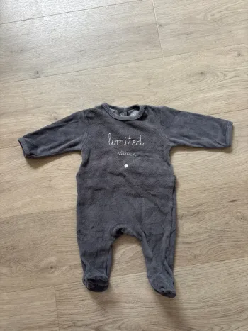 Pyjama gris 3 mois