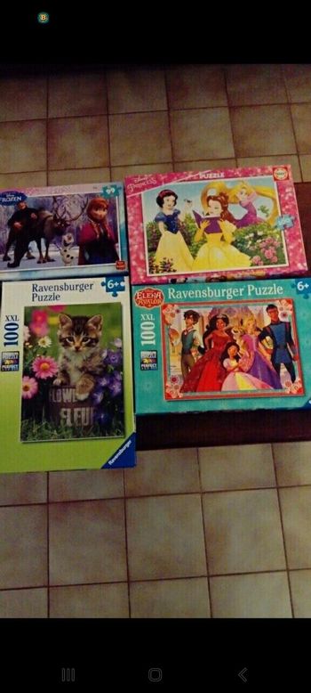 Lot de 4 puzzles