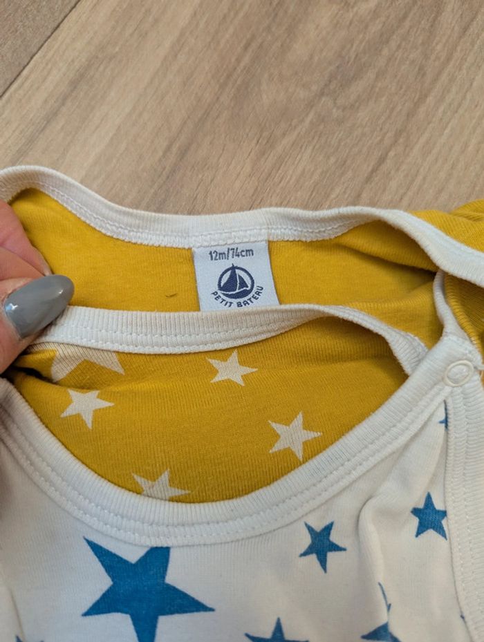 Pyjashort avec bavoir petit bateau 12 mois - photo numéro 4