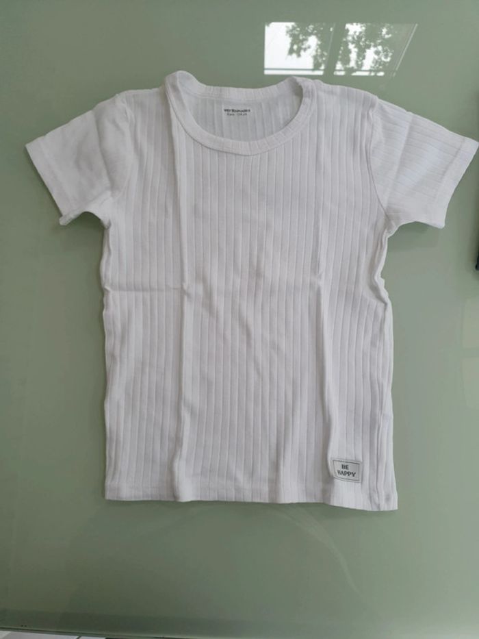 Lot de 3 maillots de corps cotelés 8 ans - photo numéro 2