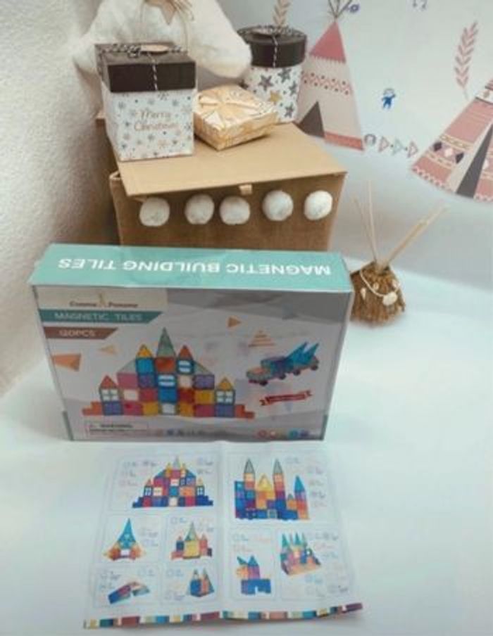 Blocs de construction magnétiques 120 pièces - photo numéro 3