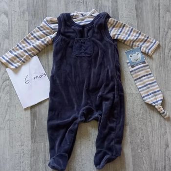 Ensemble avec bonnet 6 mois