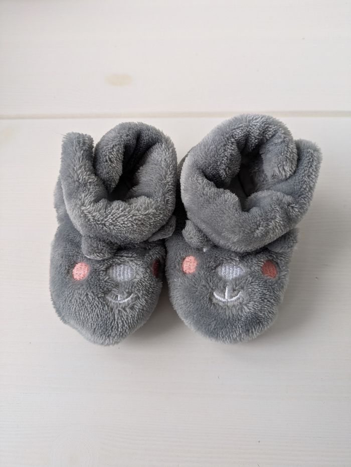Chausson bébé fourrure
