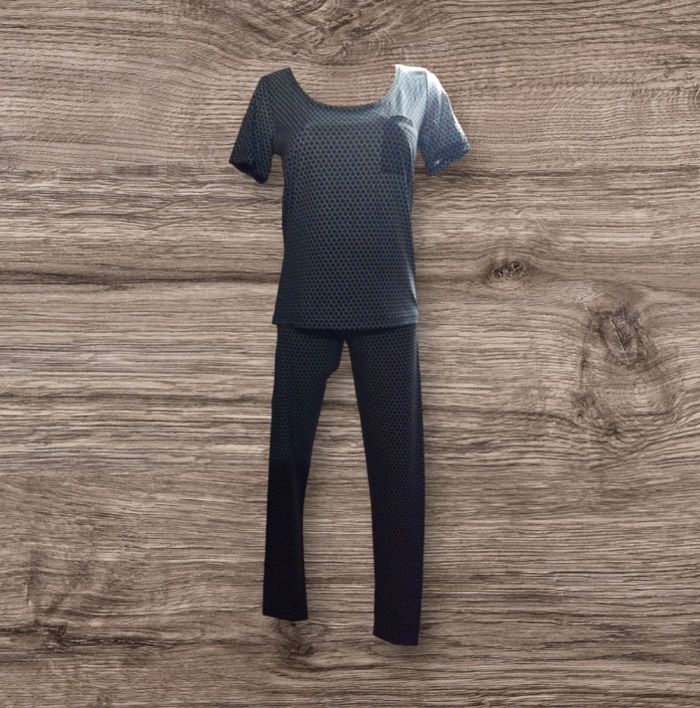 Tenue d'Intérieur à Motif Nid d'Abeille