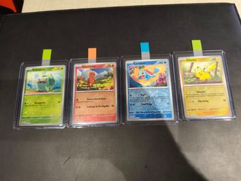🎴 Lot de 4 cartes Promos du coffret Costco Pokemon 151 🎴